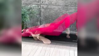 yoga and contortion Training - Splits for Stretching and Gymnastics. Workout Flexible Legs