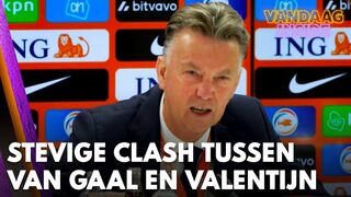 Valentijn en Van Gaal clashen op persconferentie: 'We stoppen hiermee, het is walgelijk'