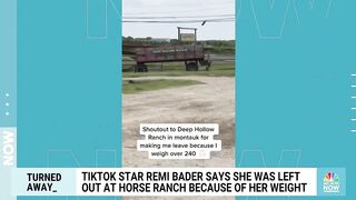 TikTok Star Says She Was Turned Away From Horse Ranch And Mocked Because Of Her Weight