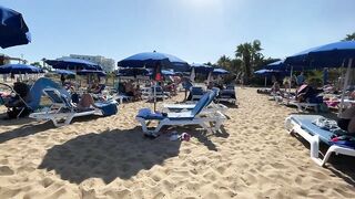 IBIZA Beach Summer - Beautifu Beach Fig Tree Cyprus Amazing Seaside View Walking 4K