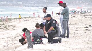 Rescue crews look for missing swimmer off Mission Beach