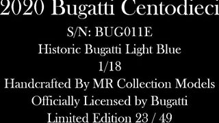 2020 BUGATTI CENTODIECI by MR COLLECTION MODELS | Legend Model Cars Boutique