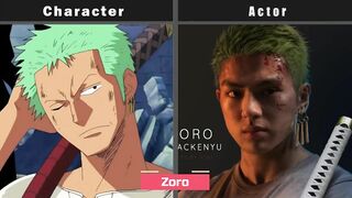 One Piece Live Action Characters Compared to the Anime