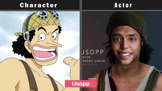 One Piece Live Action Characters Compared to the Anime