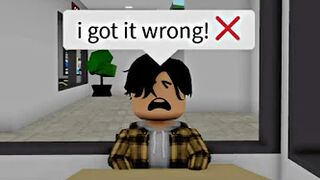 When you answer a question in class (meme) ROBLOX