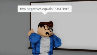 When you answer a question in class (meme) ROBLOX