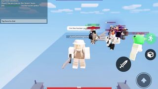 Banning 100 Hackers In Roblox Bedwars.