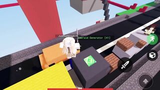 Banning 100 Hackers In Roblox Bedwars.