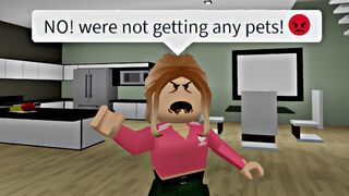 When your mom is allergic to animals! | Brookhaven ???? Meme (Roblox)