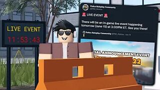 ERLC Live event TODAY - New In-game Site..! | Liberty County (Roblox)