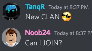 When TanqR Creates A Clan.. (Roblox BedWARS)