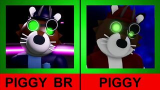 ROBLOX PIGGY BRANCHED REALITIES SKINS VS ORIGINAL PIGGY SKINS