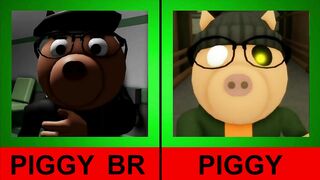 ROBLOX PIGGY BRANCHED REALITIES SKINS VS ORIGINAL PIGGY SKINS