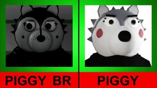 ROBLOX PIGGY BRANCHED REALITIES SKINS VS ORIGINAL PIGGY SKINS