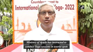 Central Railway holds Yoga session ahead of International Yoga Day in Mumbai