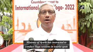 Central Railway holds Yoga session ahead of International Yoga Day in Mumbai