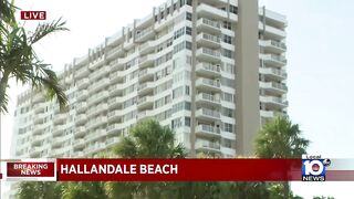 Officials evacuate condominium building in Hallandale Beach