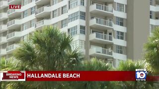 Officials evacuate condominium building in Hallandale Beach