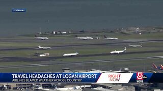 Travel troubles continue at Boston Logan Airport