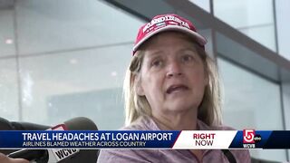 Travel troubles continue at Boston Logan Airport