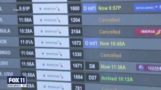Flight cancellations create a bad travel day across the US