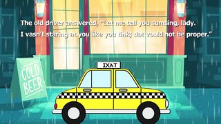 Funny joke - Naked woman in a taxi