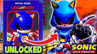 *FINALLY* UNLOCK METAL SONIC FAST! (SONIC SPEED SIMULATOR