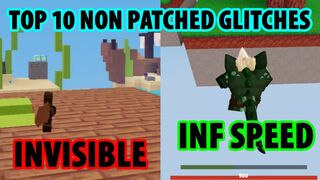 Top 10 Best Glitches (Non Patched) in Roblox Bedwars...