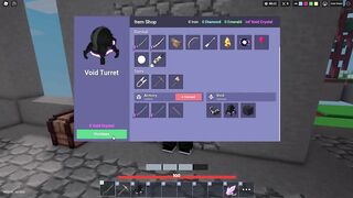 NEW Void Turret Weapon - Roblox Bedwars