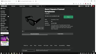 Como Ganhar o Novo item [Square-Framed Sunglasses] Roblox Evento