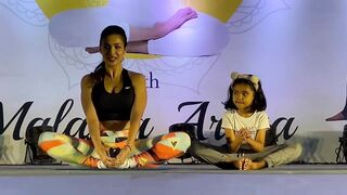 Bollywood Diva Malaika Arora exlusive spotted in Surat pri yoga day celebrate Surat ????????????????