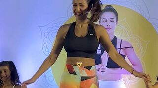 Bollywood Diva Malaika Arora exlusive spotted in Surat pri yoga day celebrate Surat ????????????????