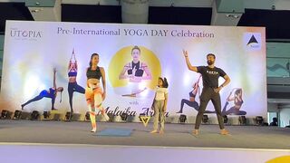 Bollywood Diva Malaika Arora exlusive spotted in Surat pri yoga day celebrate Surat ????????????????