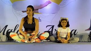 Bollywood Diva Malaika Arora exlusive spotted in Surat pri yoga day celebrate Surat ????????????????