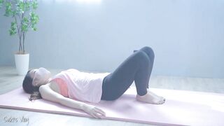 Frog leg stretch ???? Total Body Yoga Workout #yoga #workout