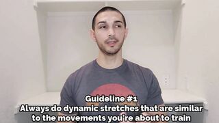 Dynamic Stretching. Why You Should Do It Before You Train.