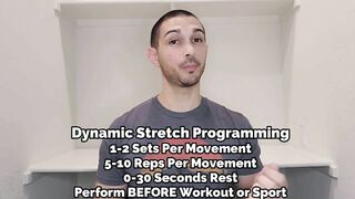 Dynamic Stretching. Why You Should Do It Before You Train.