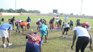 Mark Taking The Stretching Session