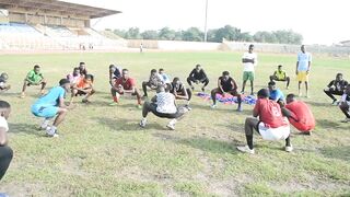 Mark Taking The Stretching Session