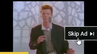 RickRolled by an Ad...