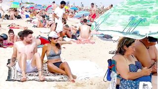 Beach Nova Icaria/ Barcelona beach walk ????️????????walking Spain best beaches