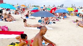 Beach Nova Icaria/ Barcelona beach walk ????️????????walking Spain best beaches