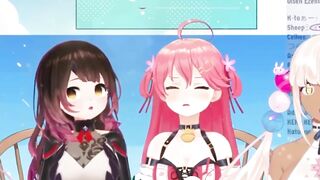 Miko Takes Over Calli's Stream and Teaches Elite English Instead【Hololive】