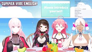 Miko Takes Over Calli's Stream and Teaches Elite English Instead【Hololive】