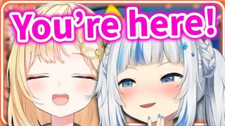 Gura Finally Met Ame IRL on her Birthday and BROKE The Stream! 【HololiveEN】