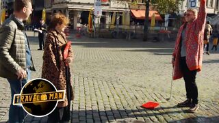 Joe & Katherine Parkinson play City Golf in Antwerp! | Travel Man