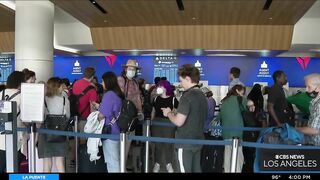 Travel frustrations continue Monday following weekend full of canceled flights