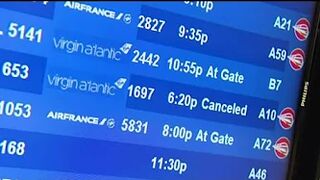 Flight cancellations ruining travel plans nationwide