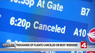 Flight cancellations ruining travel plans nationwide