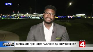 Flight cancellations ruining travel plans nationwide